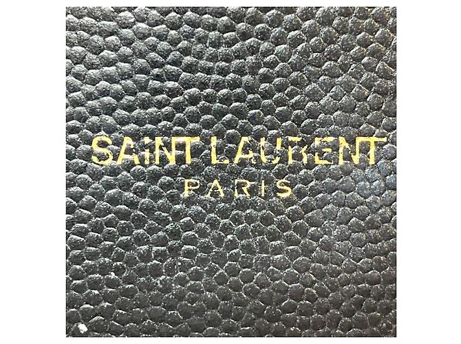 Cartera Cassandra Matelassé Large Flap Saint Laurent Negro - vista 4