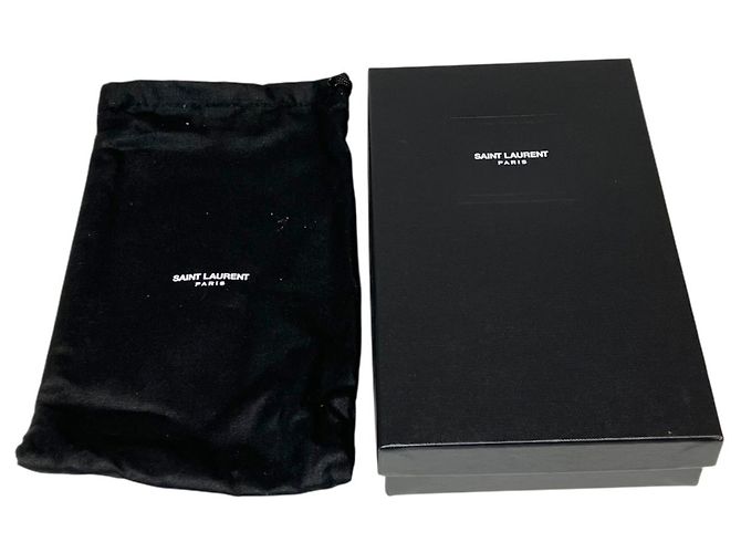 Cartera Cassandra Matelassé Large Flap Saint Laurent Negro - vista 5