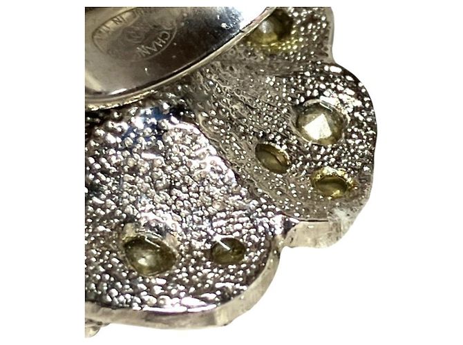 Chanel Camellia B13P Light Stone Ring Silber - Ansicht 6
