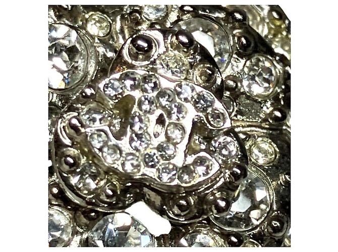 Chanel Camellia B13P Light Stone Ring Silber - Ansicht 7