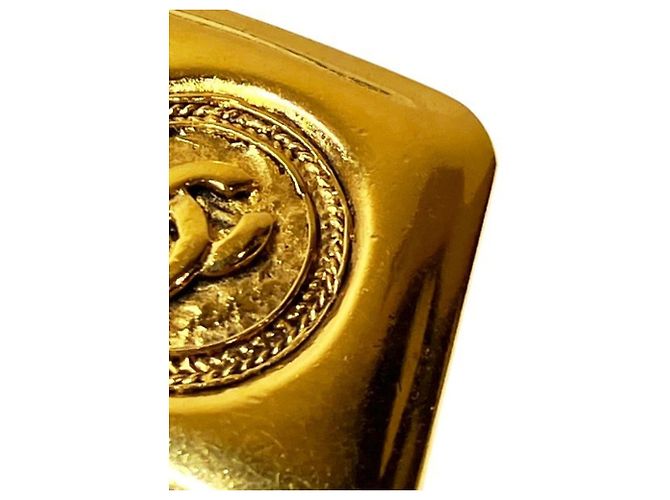 Colar com pingente vintage Chanel Coco Mark Dourado - vista 6