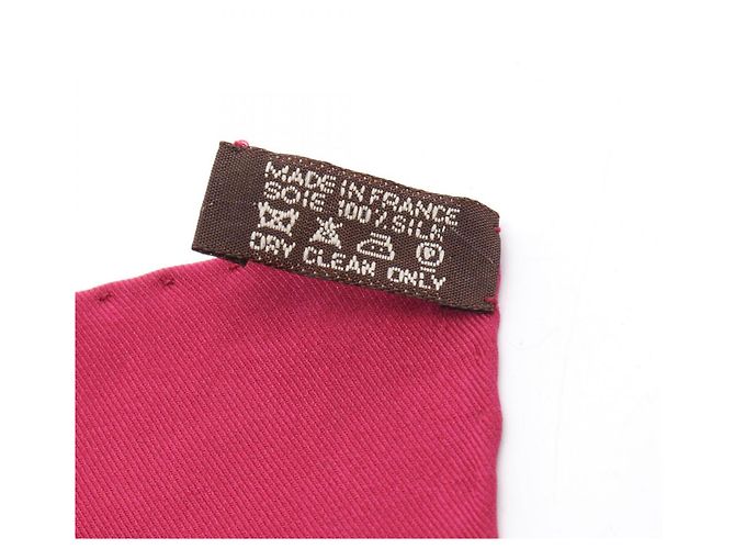 Hermès Sciarpa in seta Carre 70 EN DESORDRE in Bordeaux e Rosa Bordò - vista 2