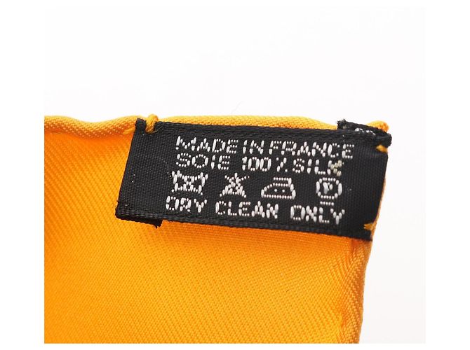 Hermès Hermes Carré 90 Cirque Molier Schal Mehrfarben Orange - Ansicht 3