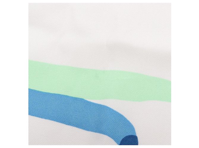 Hermès Hermes Carre Geant 140 Toucans de Paradis Schal Weiß Mehrfarben - Ansicht 9