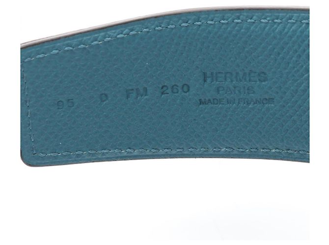 Hermès Hermes Constance H-Belt Blu D'oro Verde - vista 4