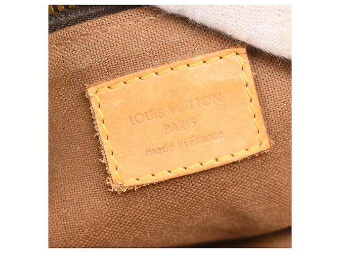 Borsa Louis Vuitton Palermo Monogram Canvas PM Marrone - vista 4