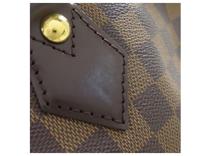 Borsa Tote Louis Vuitton N51183 Saleya PM Marrone Damier ebene - vista 13