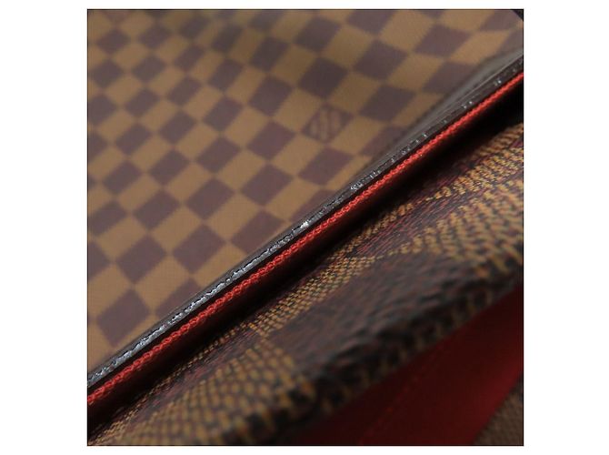 Borsa Tote Louis Vuitton Clifton Marrone Damier ebene - vista 12