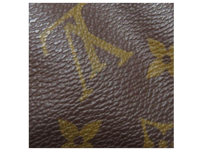 Louis Vuitton Keepall Bandouliere 55 Boston Bag Marrone Monogramma - vista 13