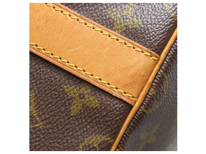 Louis Vuitton Keepall Bandouliere 55 Boston Bag Marrone Monogramma - vista 16