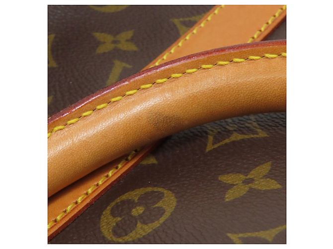 Louis Vuitton Keepall Bandouliere 55 Boston Bag Marrone Monogramma - vista 21