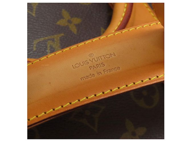 Louis Vuitton Keepall Bandouliere 55 Boston Bag Marrone Monogramma - vista 23