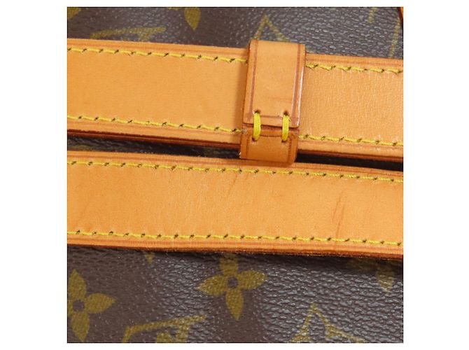 Louis Vuitton Keepall Bandouliere 55 Boston Bag Marrone Monogramma - vista 26