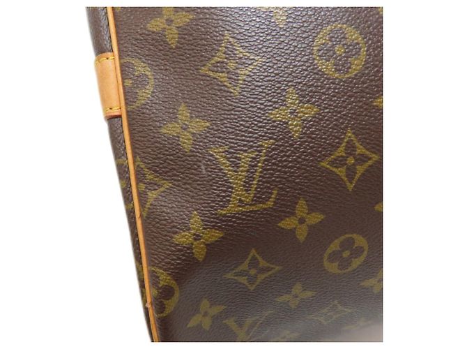 Louis Vuitton Keepall Bandouliere 55 Boston Bag Marrone Monogramma - vista 28