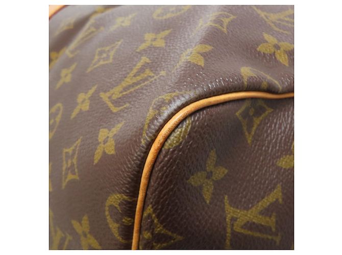 Louis Vuitton Keepall Bandouliere 55 Boston Bag Marrone Monogramma - vista 30