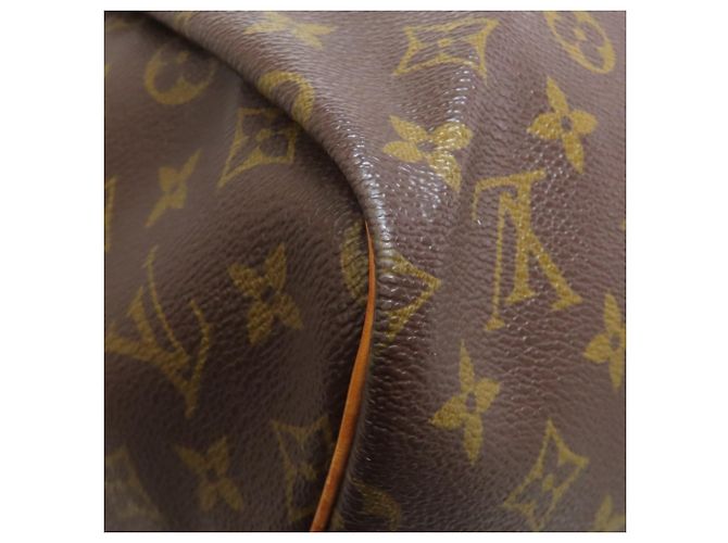 Louis Vuitton Keepall Bandouliere 55 Boston Bag Marrone Monogramma - vista 33