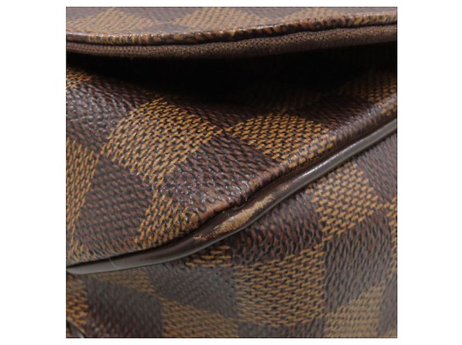 Borsa a Spalla Louis Vuitton District MM Marrone Damier ebene - vista 20