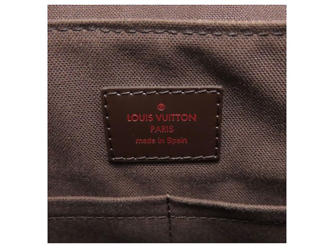 Borsa a Spalla Louis Vuitton District MM Marrone Damier ebene - vista 6