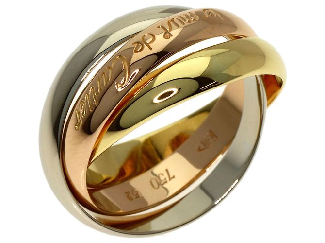 Cartier Trinity Ring aus 18K Gold Golden - Ansicht 2