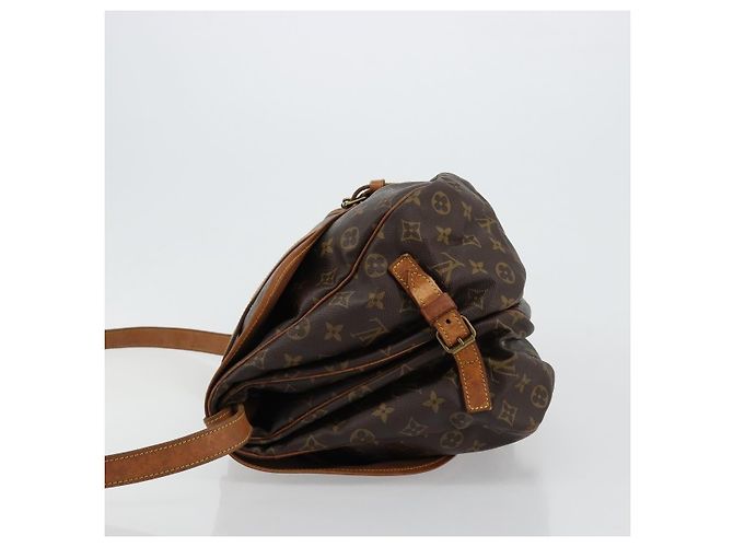Louis Vuitton Saumur Monogram Canvas 35 Marrone - vista 4