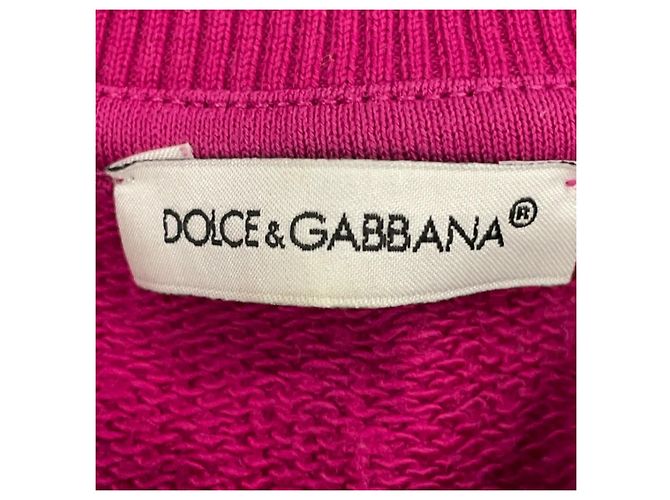 Dolce & Gabbana Kids 'Life is Amore' bestickter Sweatshirt Pink - Ansicht 3