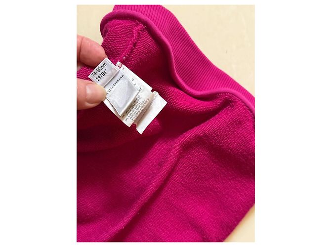 Dolce & Gabbana Kids 'Life is Amore' bestickter Sweatshirt Pink - Ansicht 5