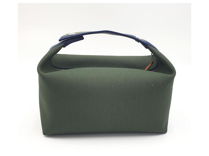 Hermès Pochette Bride-a-Brac H Pavillon GM - Kaki Blu Verde Giallo Verde oliva Verde scuro - vista 3