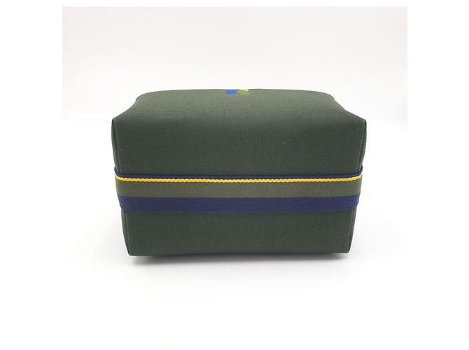 Hermès Pochette Bride-a-Brac H Pavillon GM - Kaki Blu Verde Giallo Verde oliva Verde scuro - vista 5