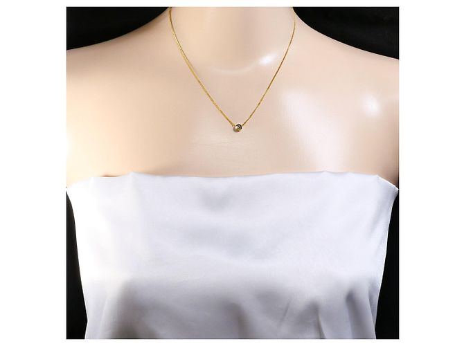 Autre Marque Collana in oro giallo 18K con diamante D'oro - vista 5