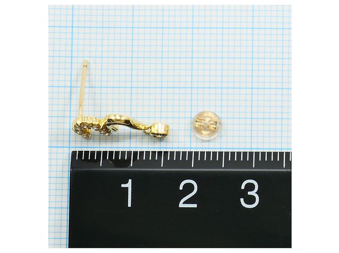 Autre Marque Orecchini a lobo in oro giallo 18K e diamanti D'oro - vista 3