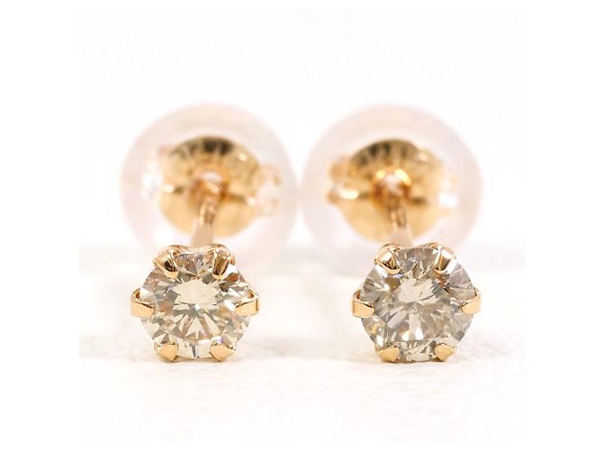 Autre Marque Orecchini a lobo in oro rosa 18K e diamanti D'oro - vista 2