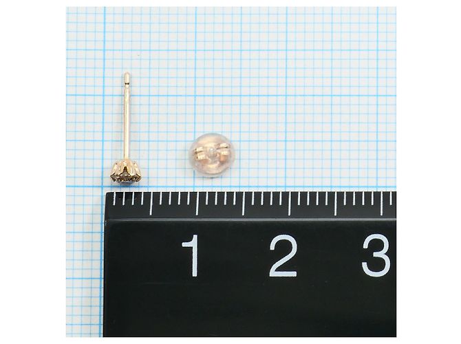 Autre Marque Orecchini a lobo in oro rosa 18K e diamanti D'oro - vista 3