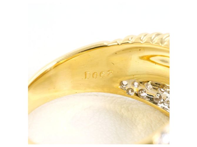Autre Marque 18K Goldring mit Diamant Golden - Ansicht 6
