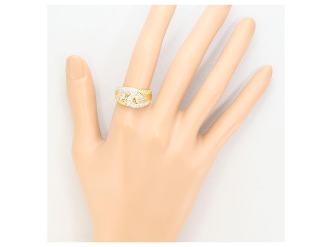 Autre Marque 18K Goldring mit Diamant Golden - Ansicht 7