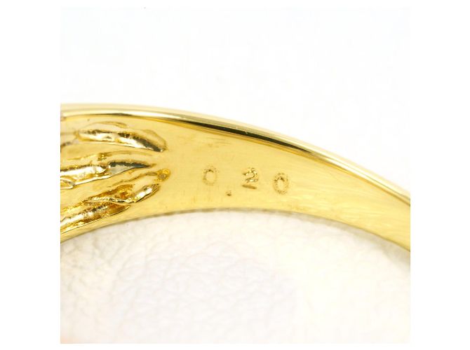 Autre Marque Elegante fede in oro e platino D'oro - vista 4