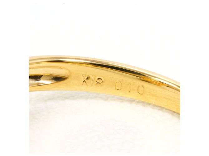 Autre Marque PT900 Platin- und 18K Gelbgold-Ring mit Diamant Golden - Ansicht 4