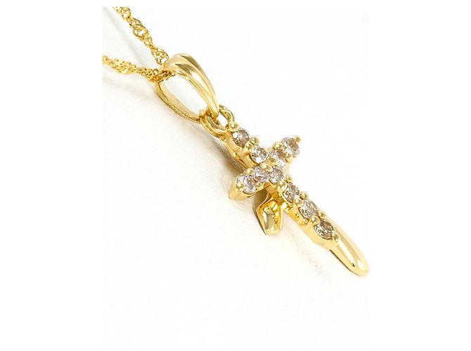 Autre Marque Collana in oro giallo 18K con diamante D'oro - vista 2