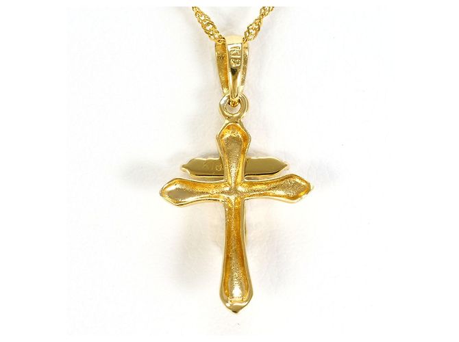 Autre Marque Collana in oro giallo 18K con diamante D'oro - vista 3