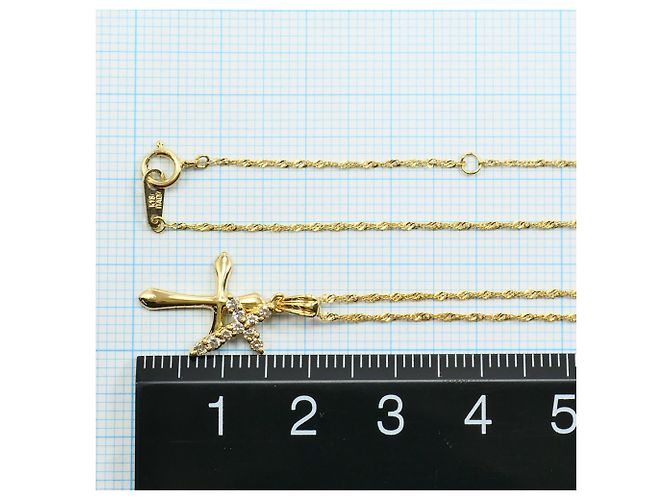 Autre Marque Collana in oro giallo 18K con diamante D'oro - vista 4