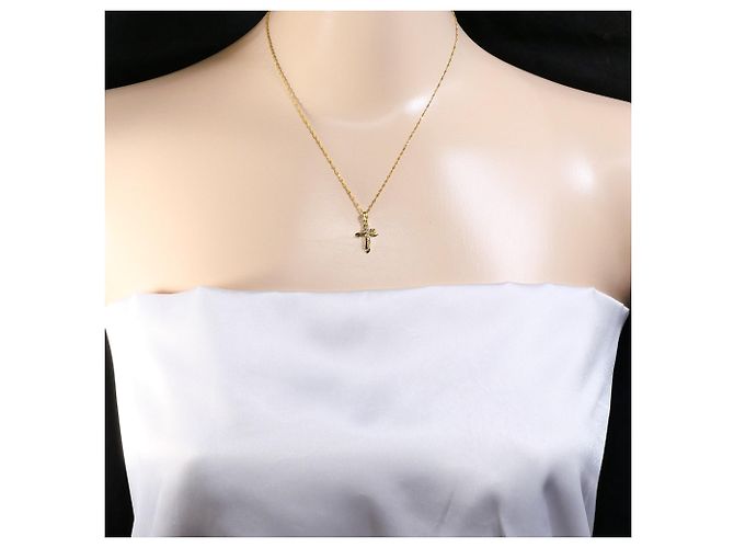 Autre Marque Collana in oro giallo 18K con diamante D'oro - vista 5