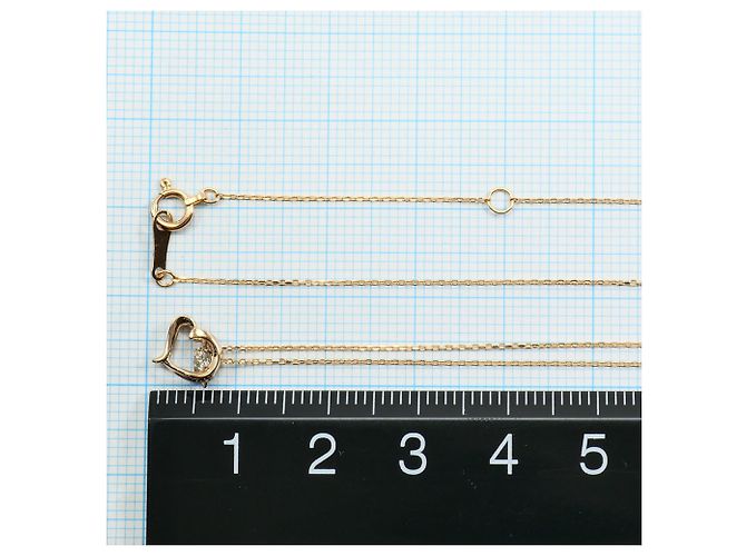 Autre Marque Collana in oro rosa 18K con pendente in diamante D'oro - vista 4