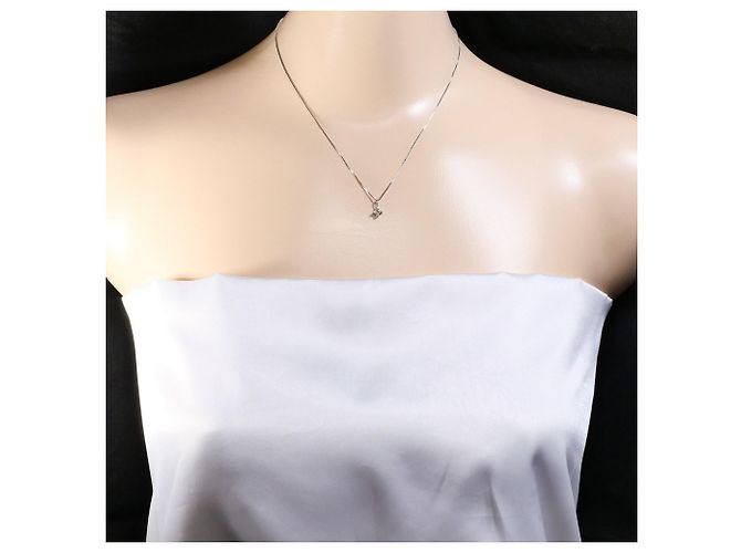 Autre Marque Elegante collana in oro bianco e diamanti D'oro - vista 5
