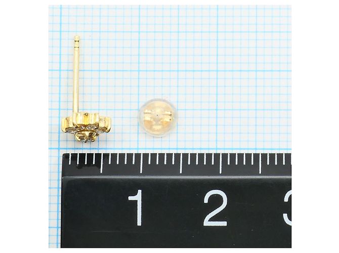 Autre Marque Orecchini a lobo in oro giallo 18K e diamanti D'oro - vista 3