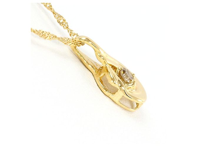 Autre Marque Collana in oro giallo 18K con diamante D'oro - vista 2