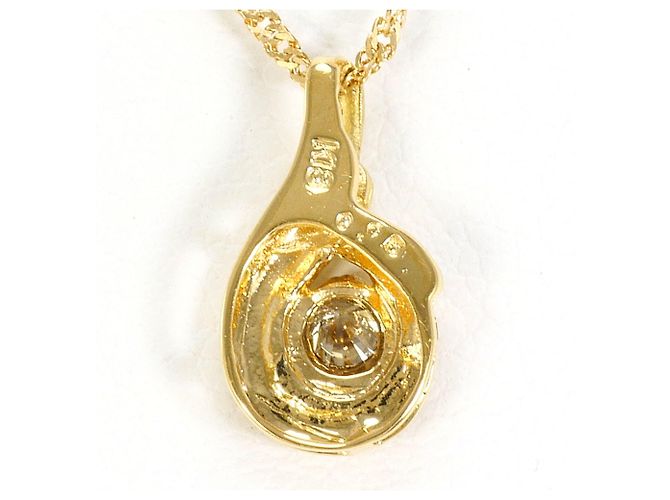 Autre Marque Collana in oro giallo 18K con diamante D'oro - vista 3
