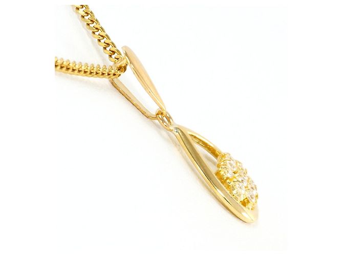 Autre Marque Collana in oro giallo 18K con diamante D'oro - vista 2