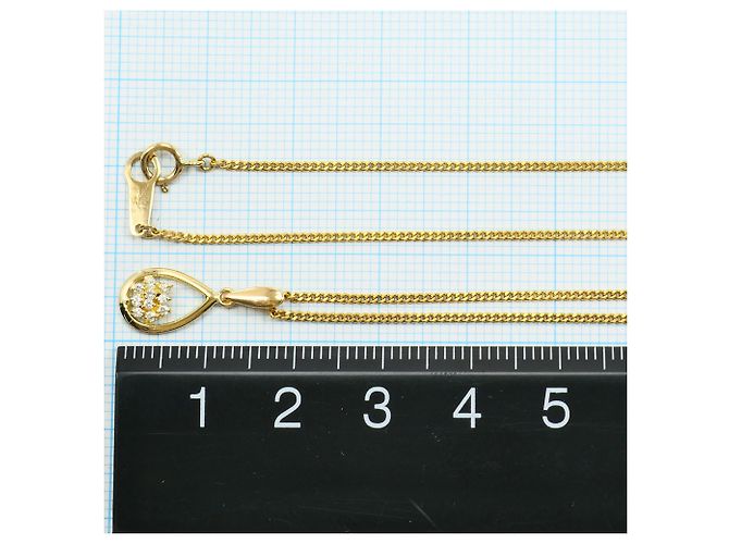 Autre Marque Collana in oro giallo 18K con diamante D'oro - vista 4
