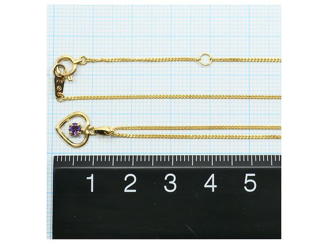 Autre Marque Collana in oro giallo 18K con ametista D'oro - vista 4