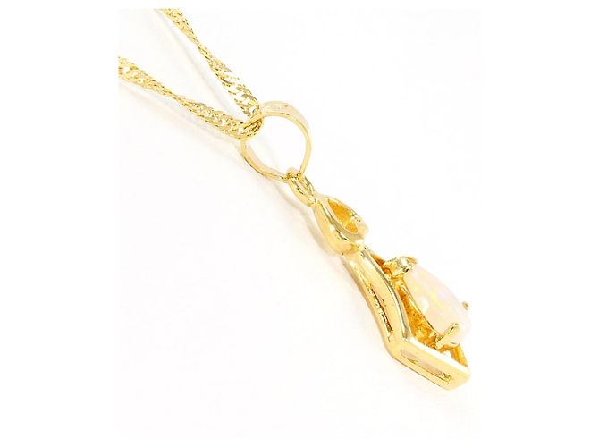 Autre Marque Collana in oro giallo 18K con opale D'oro - vista 3