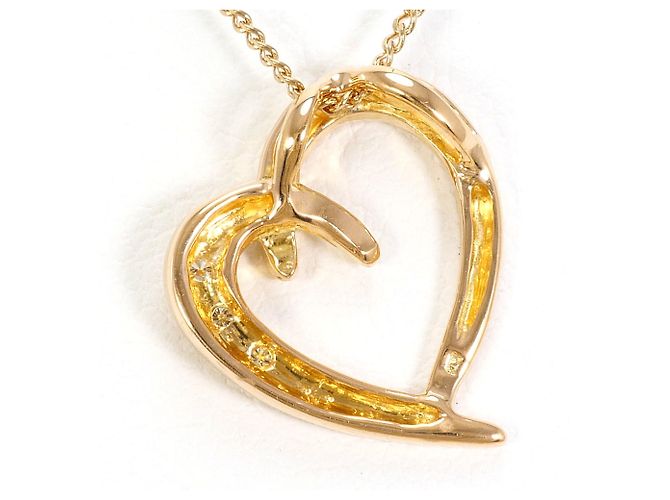Autre Marque Collana in oro rosa 18K con diamante D'oro - vista 3